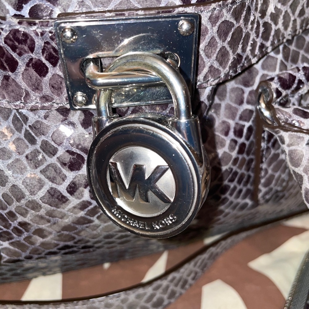Snakeskin MK Bag - Picture 6 of 8